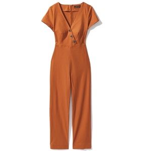 UO Button down jumpsuit